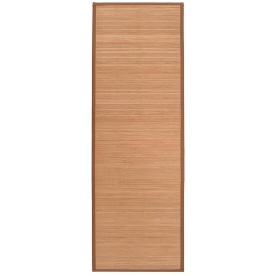 Tapis de yoga Bambou 60x180 cm Marron