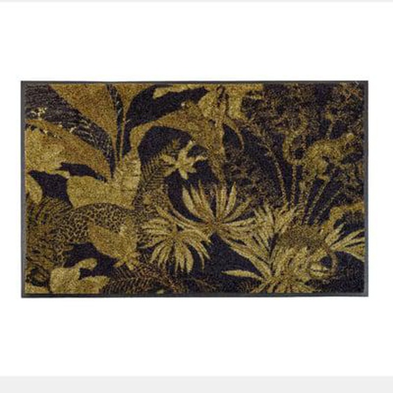 Tapis decor caoutchouc & nylon Rainforest dore