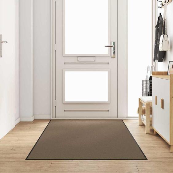 Tapis dentrée Autre Beige et Noir 120 x 300 cm
