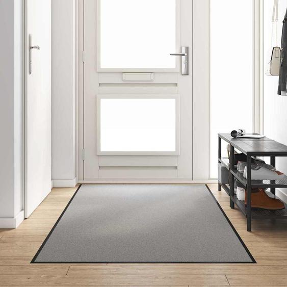 Tapis dentrée Autre Gris et Noir 120 x 250 cm