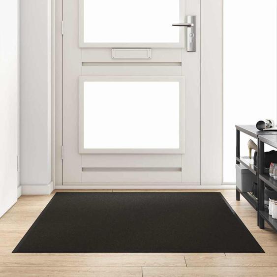 Tapis dentrée Autre Noir 120 x 180 cm Polypropylène et vinyle