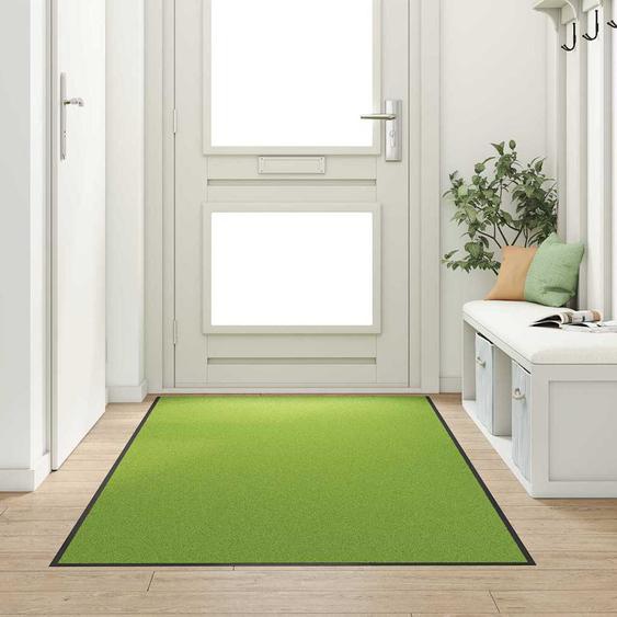 Tapis dentrée Autre Vert et Noir 120 x 250 cm Polyamide et PVC