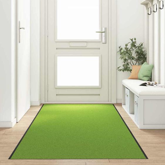 Tapis dentrée Autre Vert et Noir 120 x 350 cm Polyamide et PVC