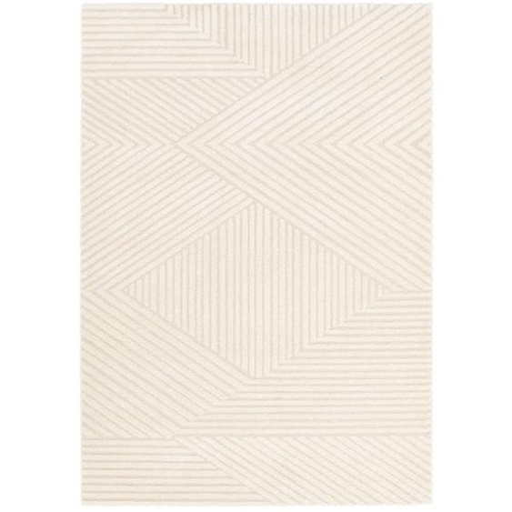 Tapis Design Avec Effet Relief Sacha Beige Sable