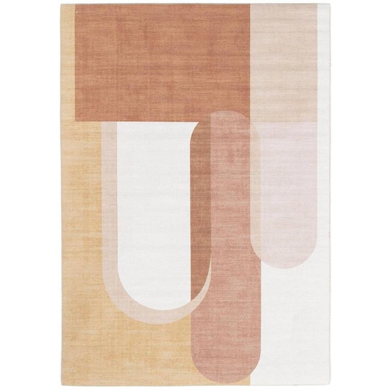 Tapis Design Lavis Terracotta
