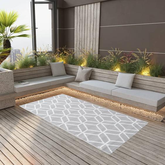 Tapis dextérieur ARAKIL Gris 120x180 cm PP