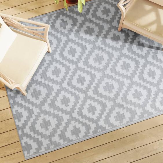 Tapis dextérieur ARAKIL Gris 160x230 cm PP