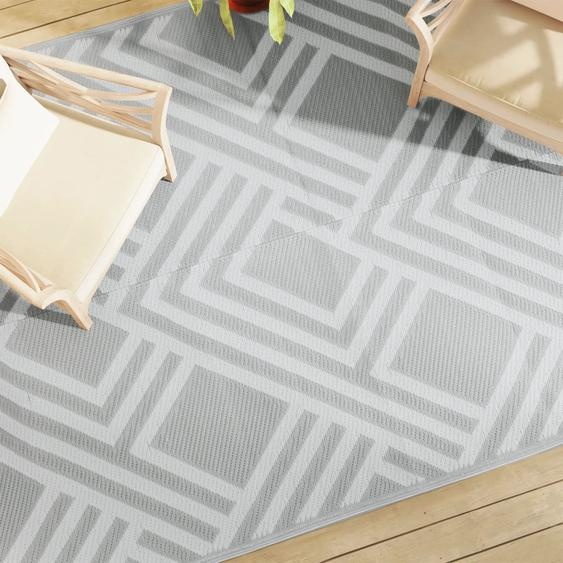 Tapis dextérieur ARAKIL Gris 190x290 cm PP