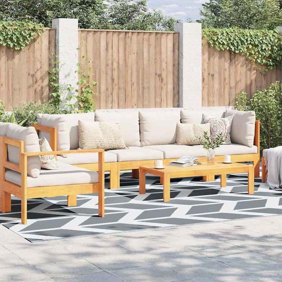 Tapis dextérieur ARAKIL Gris 300 x 400 cm PP