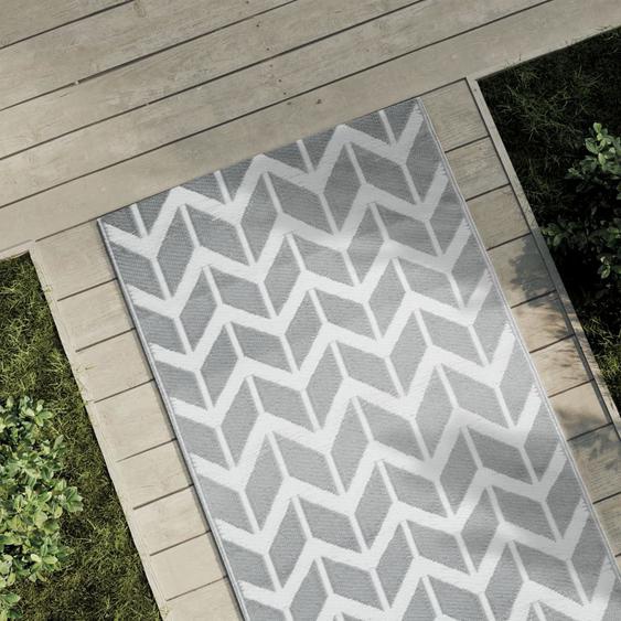 Tapis dextérieur ARAKIL gris 80 x 150 cm PP