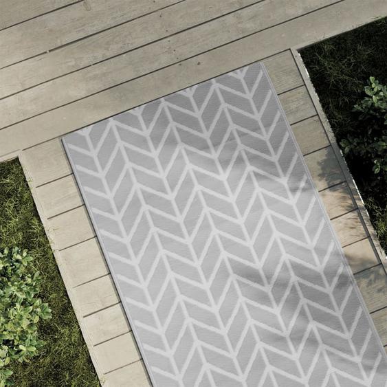 Tapis dextérieur ARAKIL gris 80 x 150 cm PP