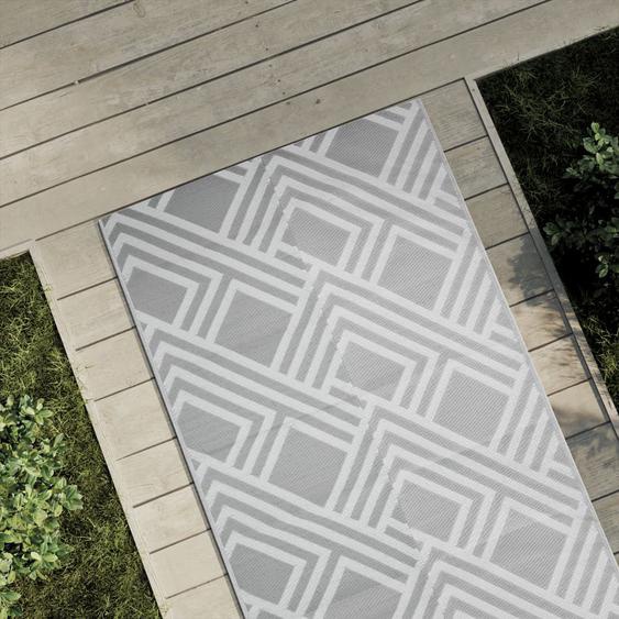 Tapis dextérieur ARAKIL gris 80 x 150 cm PP