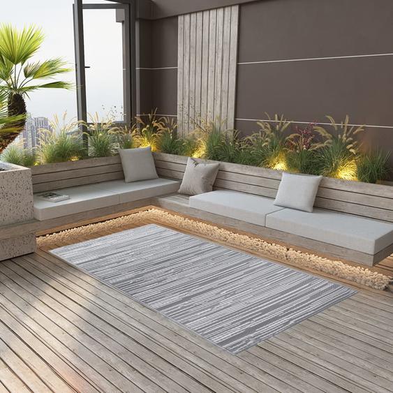 Tapis dextérieur ARAKIL Gris 80x150 cm PP