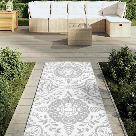 Tapis dextérieur ARAKIL Gris clair 80x250 cm PP