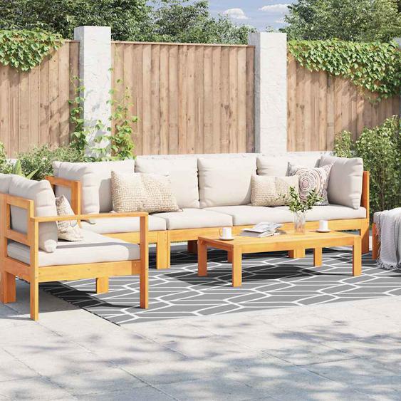 Tapis dextérieur ARAKIL Gris et blanc 250 x 300 cm PP