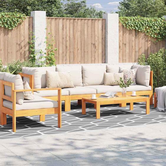 Tapis dextérieur ARAKIL Gris et blanc 250 x 500 cm PP