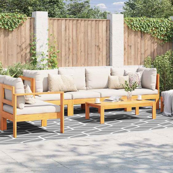 Tapis dextérieur ARAKIL Gris et blanc 250 x 600 cm PP