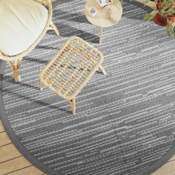 Tapis dextérieur ARAKIL gris Ø200 cm PP