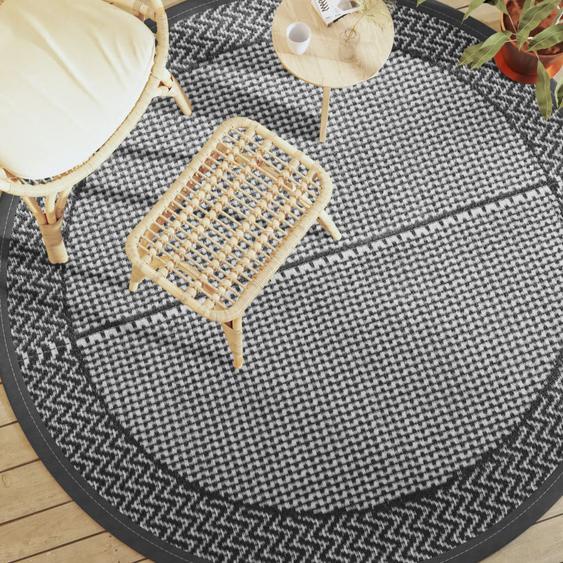 Tapis dextérieur ARAKIL gris Ø200 cm PP