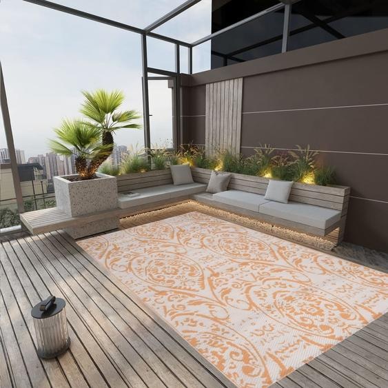 Tapis dextérieur ARAKIL jaune 140 x 200 cm PP