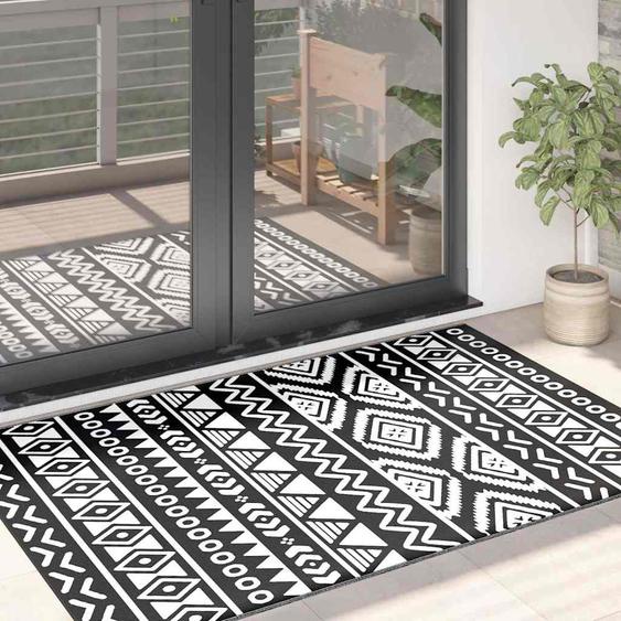 Tapis dextérieur ARAKIL Noir 120x180 cm PP
