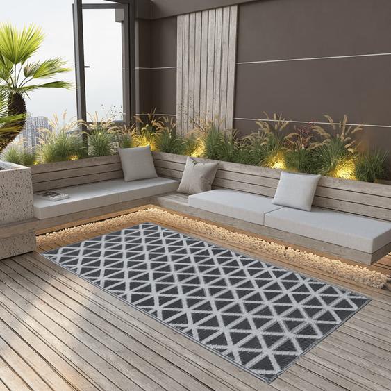 Tapis dextérieur ARAKIL Noir 80x150 cm PP