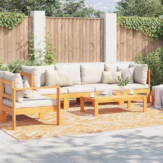 Tapis dextérieur ARAKIL Orange et blanc 300 x 400 cm PP
