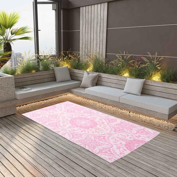 Tapis dextérieur ARAKIL rose 120x180 cm PP