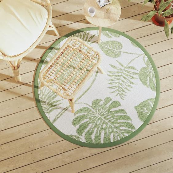 Tapis dextérieur ARAKIL vert Ø120 cm PP