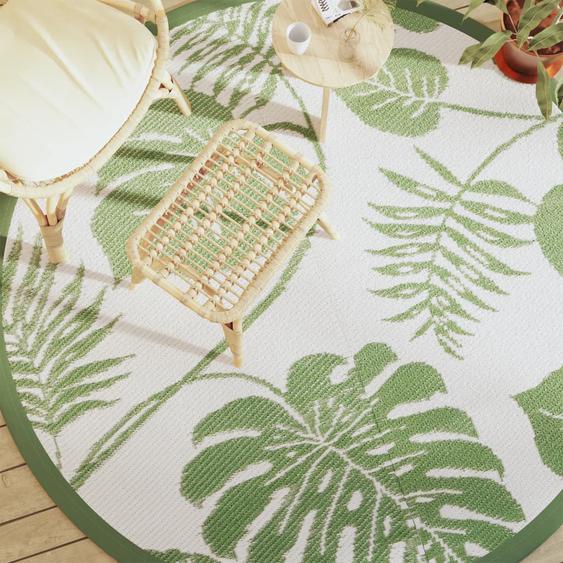 Tapis dextérieur ARAKIL vert Ø200 cm PP