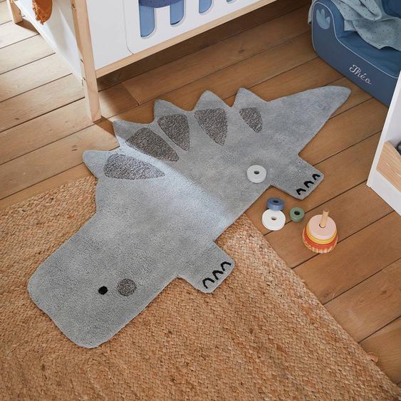 Tapis Dinosaure vert kaki