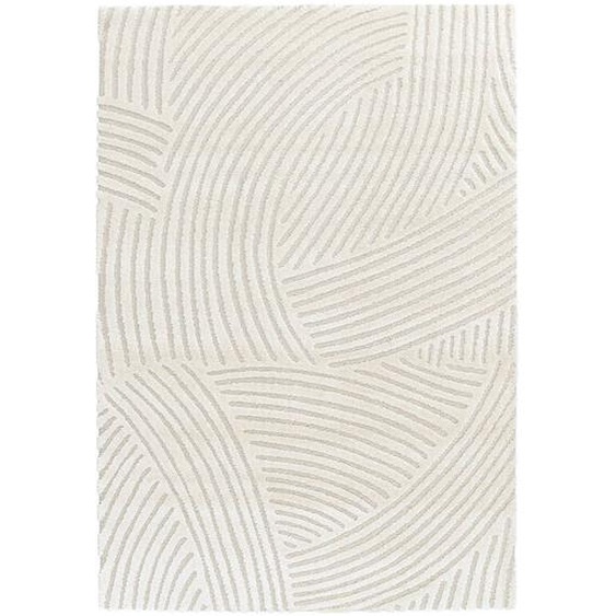 Tapis Doux À Motifs En Relief Sillage Beige Sable