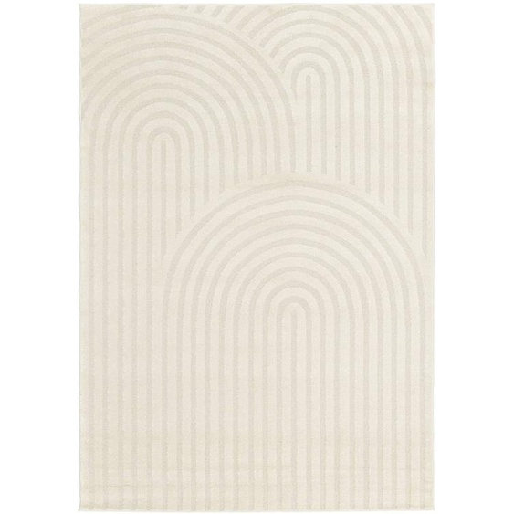 Tapis Doux Et Confortable Et Graphique Arcade Beige