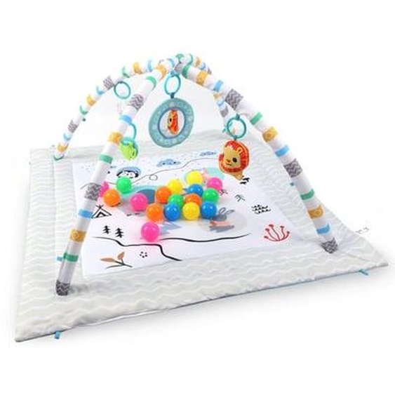 Tapis éducatif 2-en-1 TinyMini Amusement à la montagne