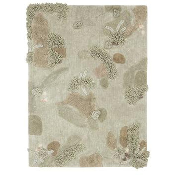 Tapis en coton lavable Champignons de la forêt