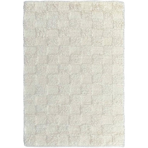Tapis En Coton Recyclé Tissé À La Main Suave Beige