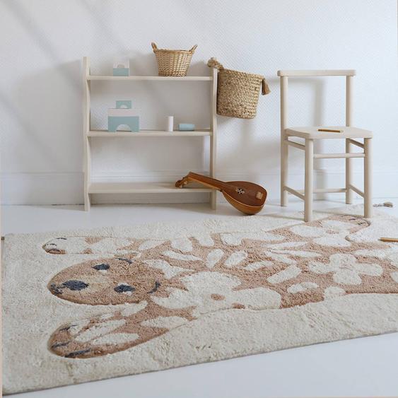 Tapis Enfant Coton Lavable Flowerbear Multicolore