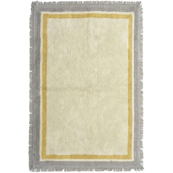 Tapis Enfant En Coton Oscar Gris Minéral