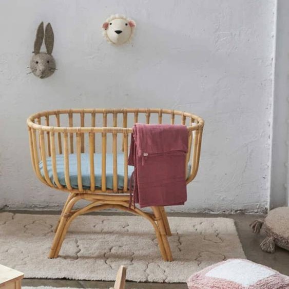 Tapis Enfant Lavable En Coton Rugcycled Clouds Naturel, Fil Rugcycled