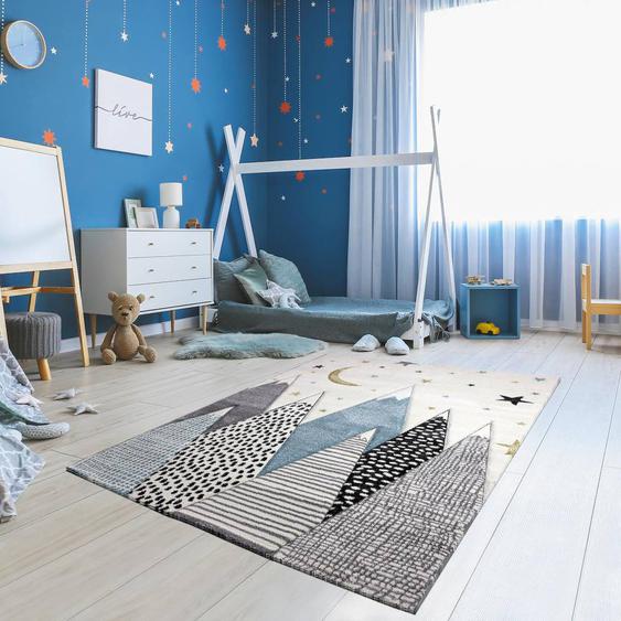 Tapis Enfant Snowsky Facile Dentretien Et Résistant Polypropylène Frisé Crème