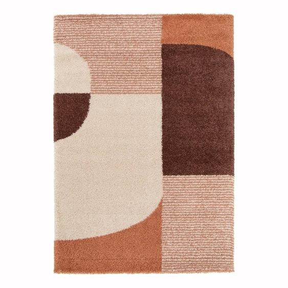 Tapis Épais Et Confortable Bauhaus Rouge Naturel