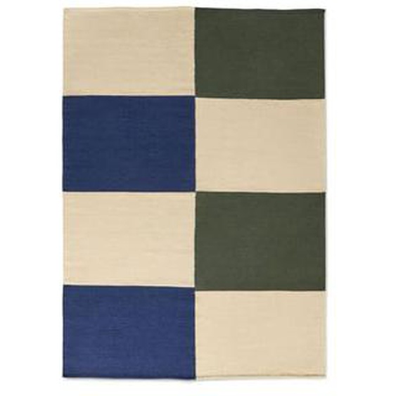 Tapis Ethan Cook Flat Works - 240 x 170 cm - pêche vert check