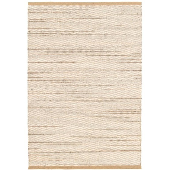 Tapis Fait Main En Laine De Nouvelle Zelande Et Jute Marius Beige