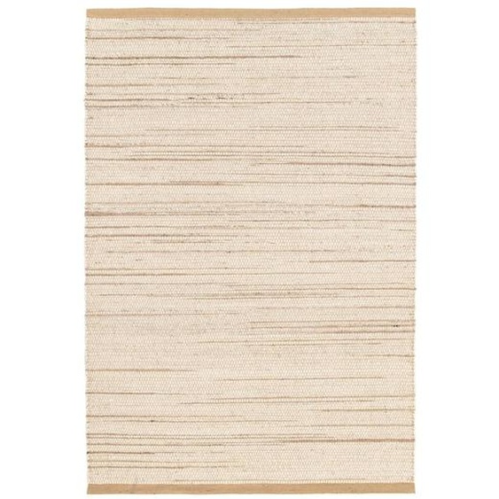 Tapis Fait Main En Laine De Nouvelle Zelande Et Jute Marius Beige Sable