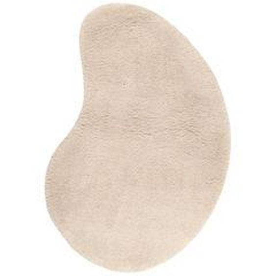 Tapis Forma Small tissu blanc / Laine tuftée main - 103 x 155 cm - Ferm Living