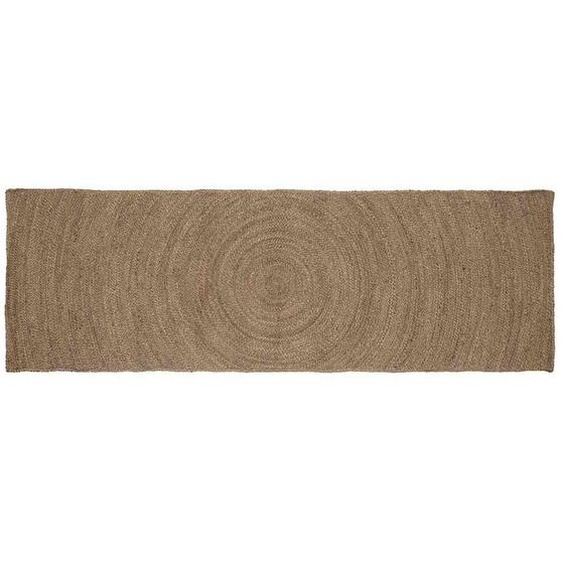 Tapis de surface Rectangulaire Gris 80 x 250 cm Jute