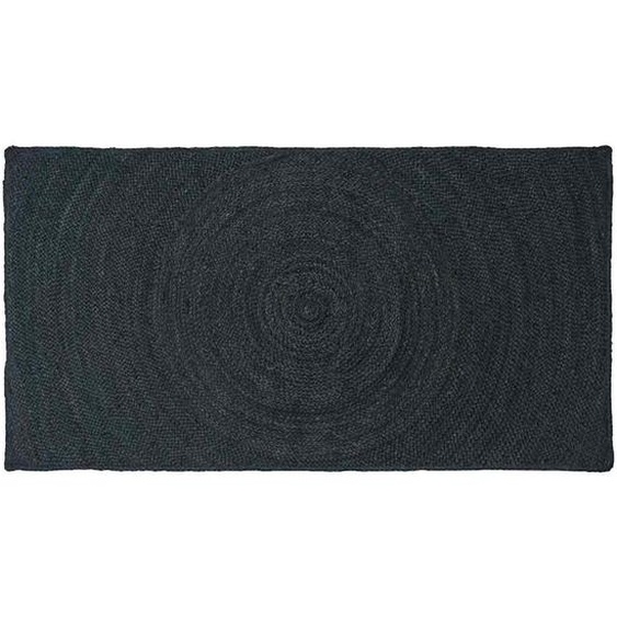 Tapis de surface Rectangulaire Gris foncé 100 x 200 cm Jute