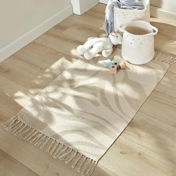 Tapis imprimé Evald pur coton -