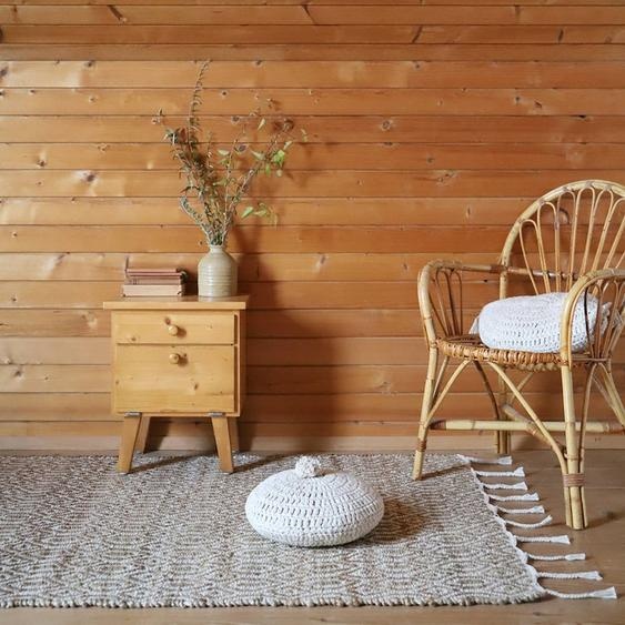 Tapis Jute & Coton Sierra Jute Naturelle