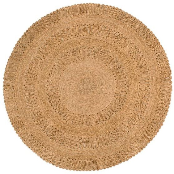 Tapis Jute tressé à la main 150 cm Rond